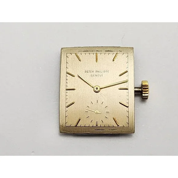 Vintage Patek Philippe 2443 Watch w/ Bold Lugs Circa 1950s 18k Gold 40mm x 26mm - Picture 14 of 16